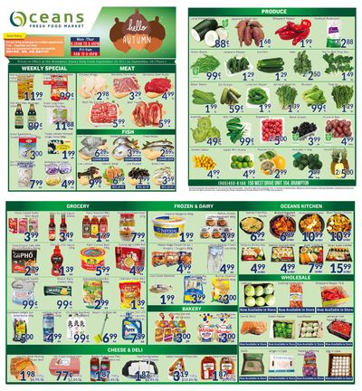 Oceans Fresh Food Market (West Dr., Brampton) Flyer September 23 to 29
