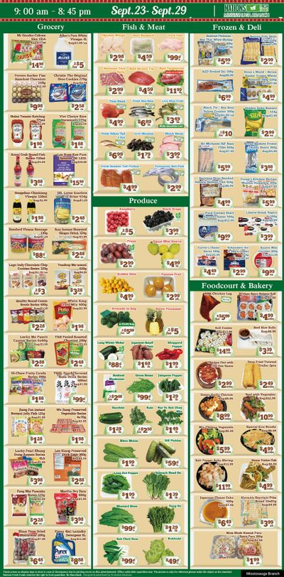 Nations Fresh Foods (Mississauga) Flyer September 23 to 29