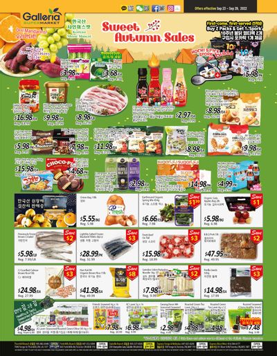 Galleria Supermarket Flyer September 23 to 29