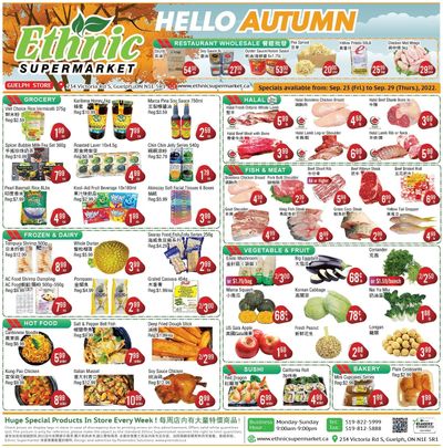 Ethnic Supermarket (Guelph) Flyer September 23 to 29