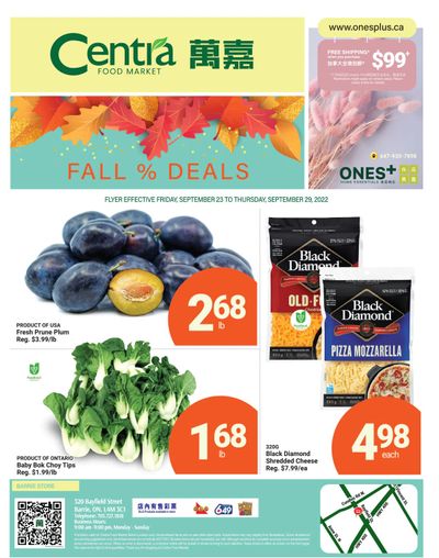 Centra Foods (Barrie) Flyer September 23 to 29