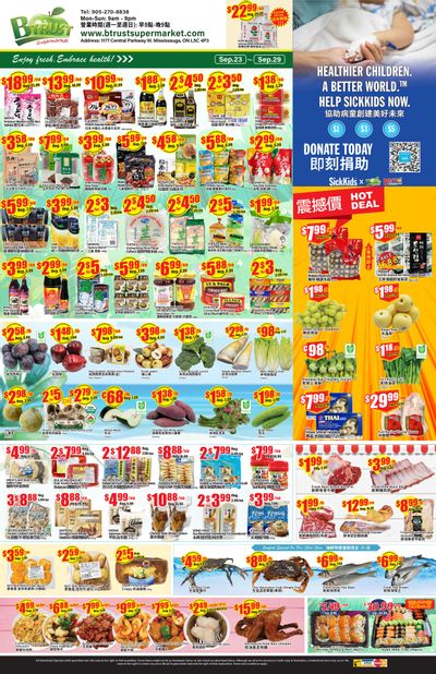 Btrust Supermarket (Mississauga) Flyer September 23 to 29