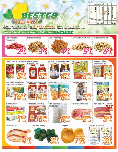 BestCo Food Mart (Etobicoke) Flyer September 23 to 29