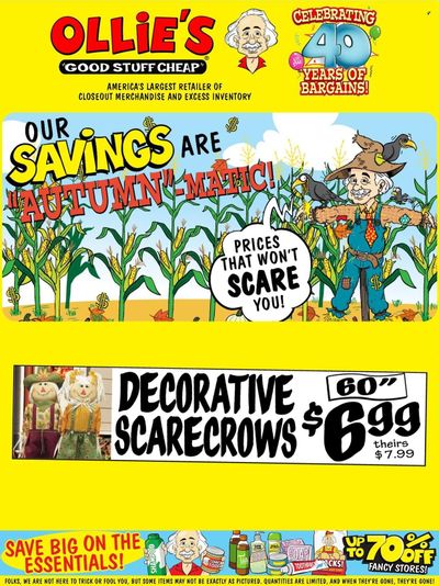 Ollie's Bargain Outlet Weekly Ad Flyer Specials September 22 to September 28, 2022