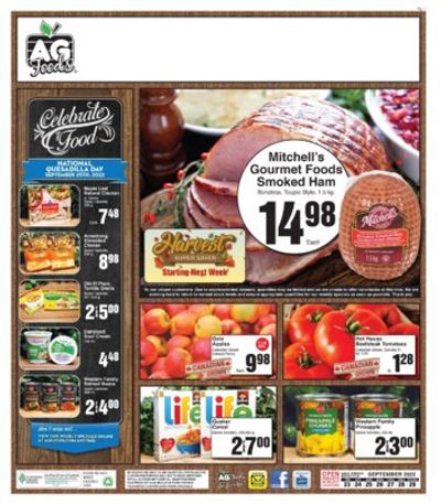 AG Foods Flyer September 23 to 29