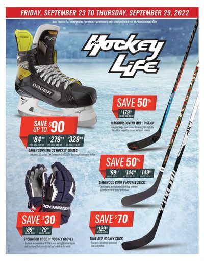 Pro Hockey Life Flyer September 23 to 29