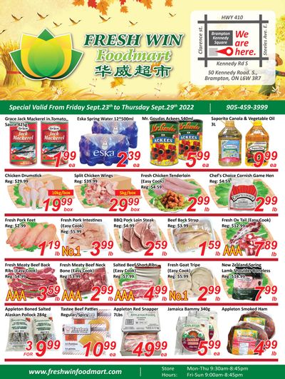 Fresh Win Foodmart Flyer September 23 to 29
