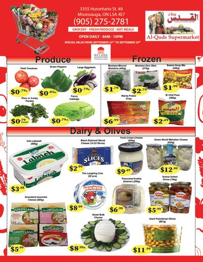 Al-Quds Supermarket Flyer September 23 to 29