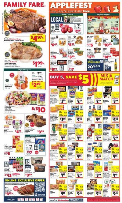 Family Fare (MI) Weekly Ad Flyer Specials September 25 to October 1, 2022