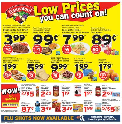 Hannaford (NY) Weekly Ad Flyer Specials September 25 to October 1, 2022