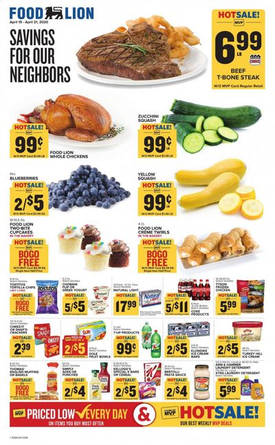 Food Lion Weekly Ad & Flyer April 15 to 21