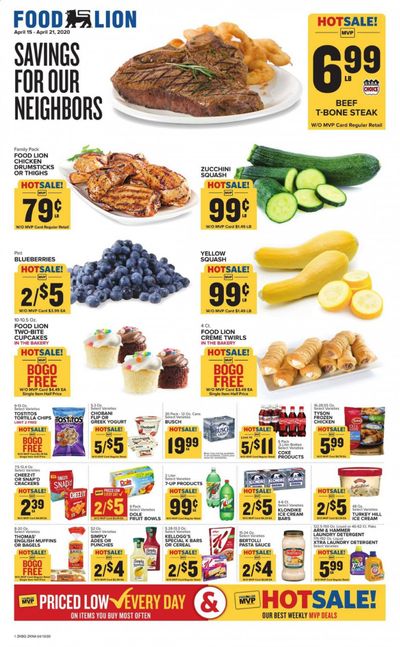 Food Lion Weekly Ad & Flyer April 15 to 21