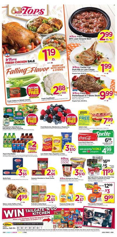 Tops Weekly Ad Flyer Specials September 25 to October 1, 2022