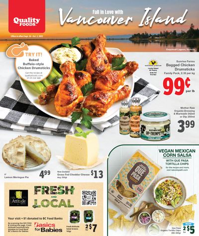 Quality Foods Flyer September 26 to October 2