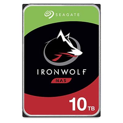 Seagate IronWolf 10TB NAS Internal Hard Drive HDD – CMR 3.5 Inch SATA 6Gb/s 7200 RPM 256MB Cache for RAID Network Attached Storage, with Rescue Service (ST10000VN0008) $254.99 (Reg $308.13)