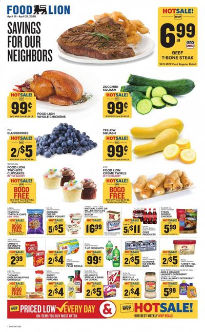 Food Lion Weekly Ad & Flyer April 15 to 21