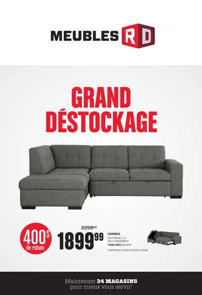 Meubles RD Furniture Huge Clearance Sale Flyer September 26 to October 23