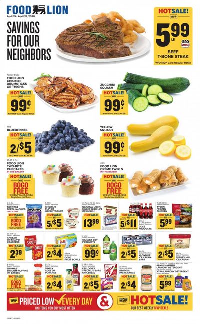 Food Lion Weekly Ad & Flyer April 15 to 21