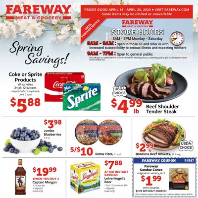 Fareway Weekly Ad & Flyer April 14 to 20
