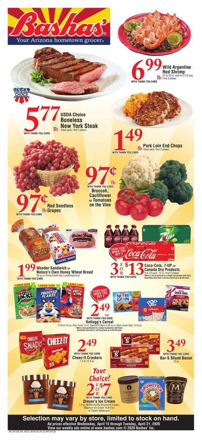 Bashas Weekly Ad & Flyer April 15 to 21