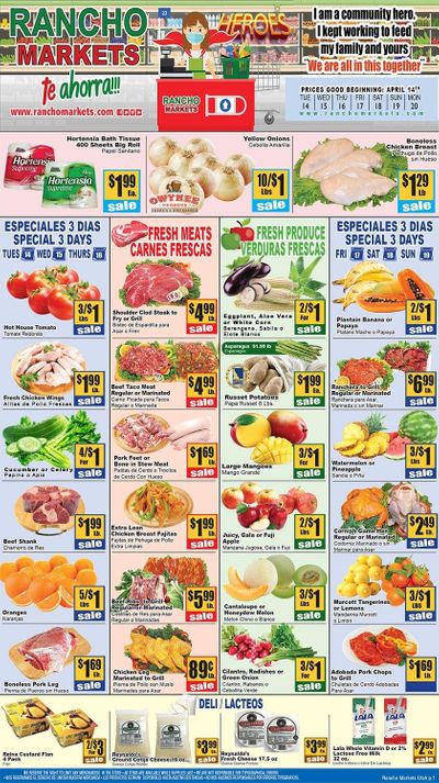 Rancho Markets Weekly Ad & Flyer April 14 to 20