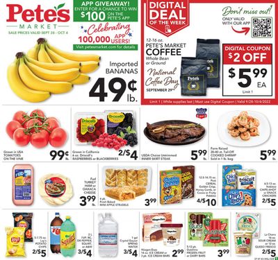 Pete's Fresh Market (IL) Weekly Ad Flyer Specials September 28 to October 4, 2022
