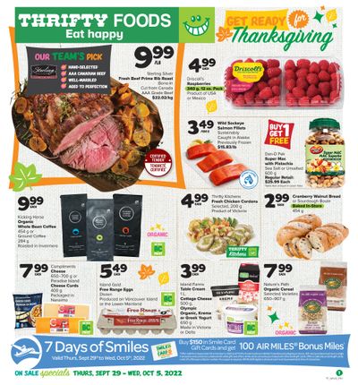Thrifty Foods Flyer September 29 to October 5