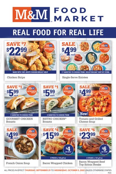 M&M Food Market (Atlantic & West) Flyer September 29 to October 5