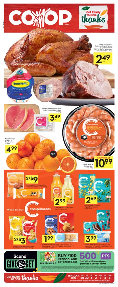 Foodland Co-op Flyer September 29 to October 5