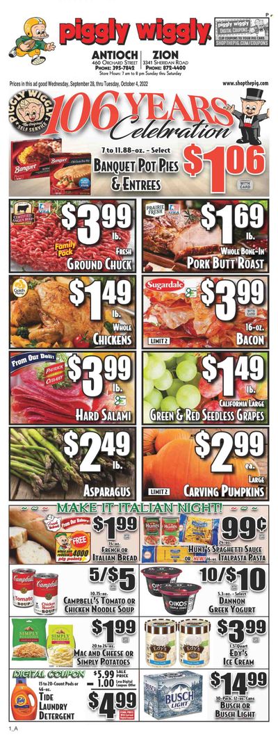 Piggly Wiggly (GA, SC) Weekly Ad Flyer Specials September 28 to October 4, 2022