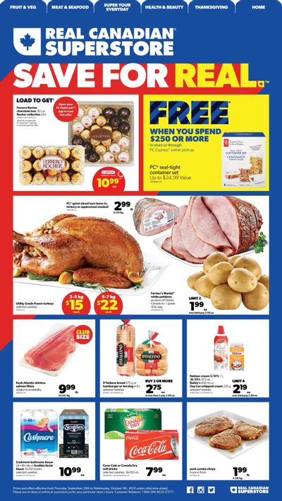 Real Canadian Superstore (ON) Flyer September 29 to October 5
