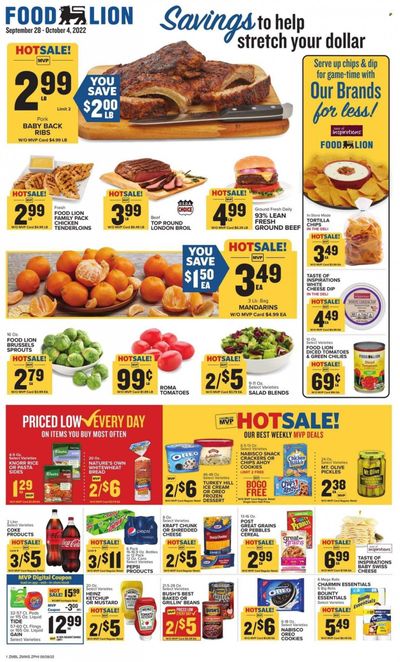 Food Lion (MD) Weekly Ad Flyer Specials September 28 to October 4, 2022