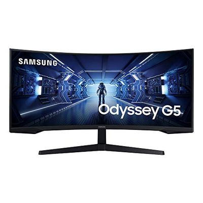Samsung 34" Odyssey G5 Gaming Monitor - UWQHD 165Hz HDR AMD FreeSync (2020) (LC34G55TWWNXZA) [Canada Version]", black $528 (Reg $599.99)