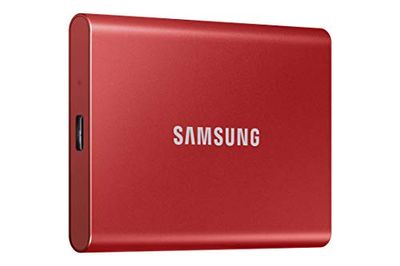 Samsung T7 Portable SSD - MU-PC1T0R/AM - USB 3.2 (Gen2, 10Gbps) External SSD - 1TB - Red $124.99 (Reg $154.99)