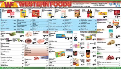 Western Foods Flyer September 28 to October 4