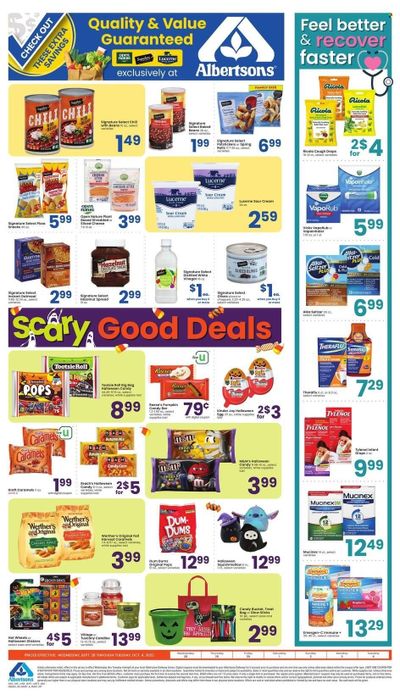 Albertsons (CA, ID, LA, MT, OR, TX, WA) Weekly Ad Flyer Specials September 28 to October 4, 2022