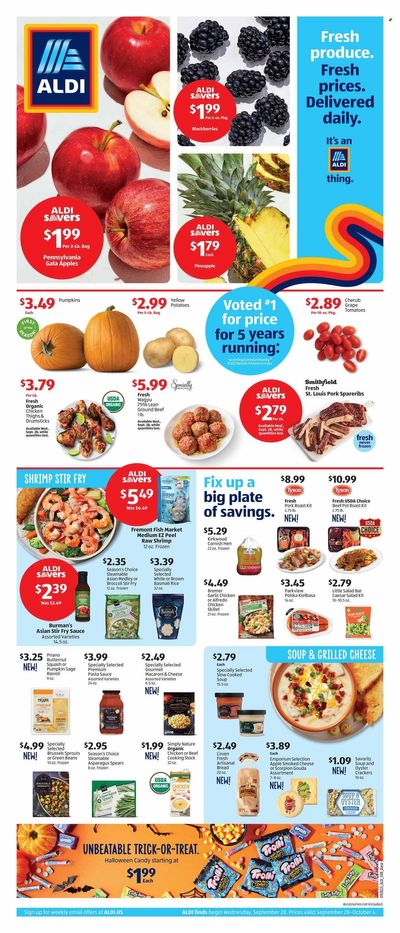 ALDI Weekly Ad Flyer Specials September 28 to October 4, 2022