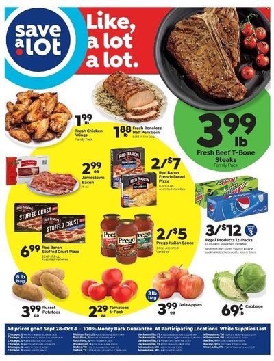 Save a Lot Weekly Ad Flyer Specials September 28 to October 4, 2022