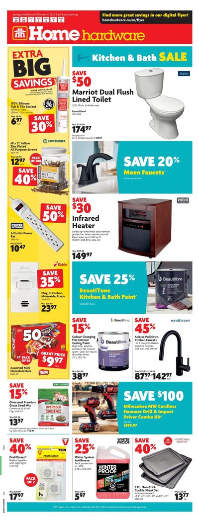 Home Hardware (ON) Flyer September 29 to October 5