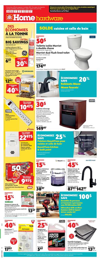 Home Hardware (QC) Flyer September 29 to October 5