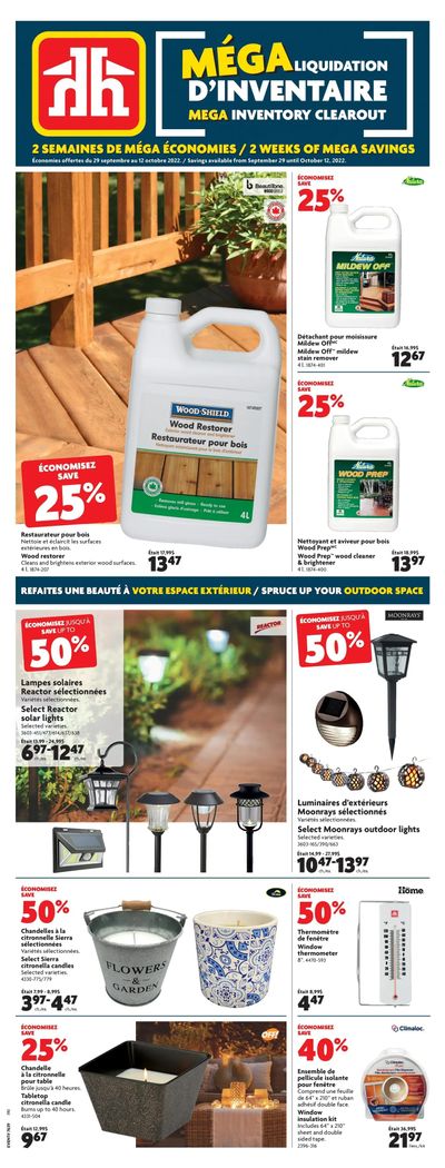 Home Hardware (QC) Flyer September 29 to October 12