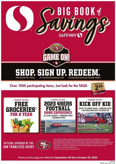 Safeway (CA, HI, OR, WA) Weekly Ad Flyer Specials September 28 to October 25, 2022