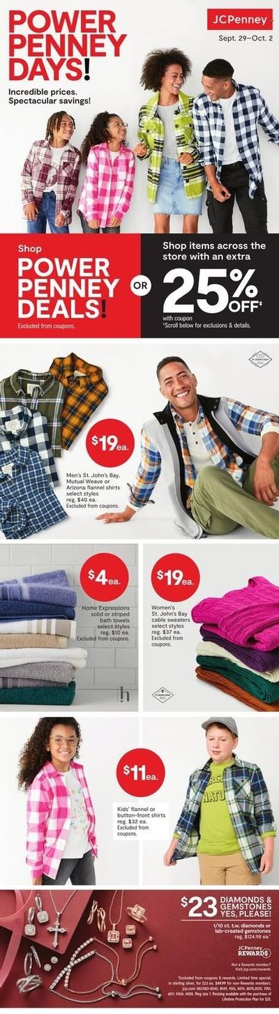 JCPenney Weekly Ad Flyer Specials September 29 to October 2, 2022