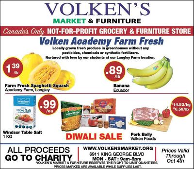 Volken's Market & Furniture Flyer September 28 to October 4