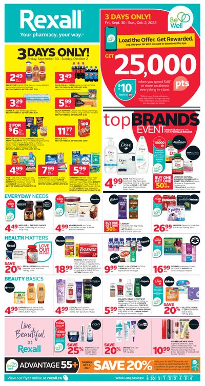Rexall (BC) Flyer September 30 to October 6