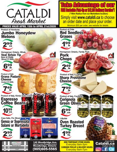 Cataldi Fresh Market Flyer April 15 to 21