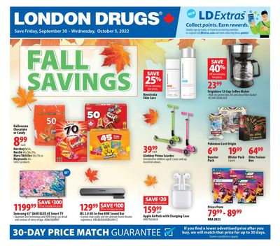 London Drugs Weekly Flyer September 30 to October 5