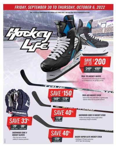 Pro Hockey Life Flyer September 30 to October 6
