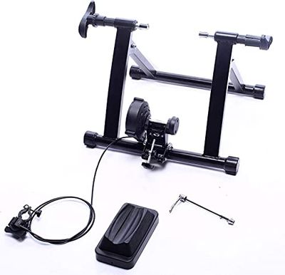 BalanceFrom Bike Trainer Stand Steel Bicycle Exercise Magnetic Stand with Front Wheel Riser Block $94.7 (Reg $113.21)