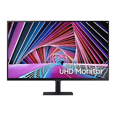 SAMSUNG 27 Inch 4K UHD Monitor, Computer Monitor, Wide Monitor, HDMI Monitor, HDR 10 (1 Billion Colors), 3 Sided Borderless Design, TUV-Certified Intelligent Eye Care, S70A (LS27A704NWNXZA) $198 (Reg $299.99)